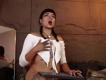 6briela9 — Goal reached!  Thanks to all tippers! I love you!  PVT OPEN AFTER PVT REQUEST (333 tkns) ... Fav patterns (38/111/169)  #saliva #deepthroat #goth #bdsm #tease